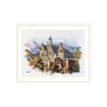 (image for) Neuschwanstein Castle Counted Cross Stitch Kit